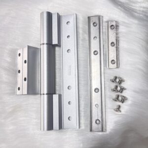 Bản lề 4D cánh khung màu bạc (mặt sau)